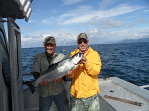 Silver Salmon with Captain Larry Jarrett