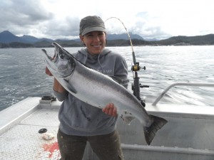 Silver Salmon caught in Southeast Alaska