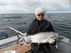 King Salmon off Photograph cove in SE Alaska