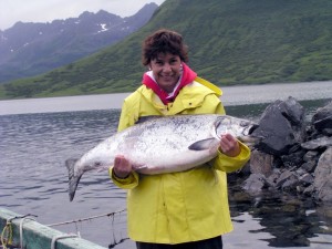 Catching Silver Salmon with Guide Larry Jarrett