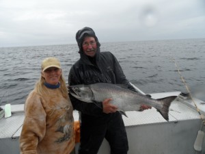 King Salmon in Lisianski Inlet Alaska