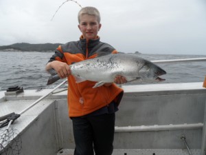 Silver Salmon Catch with Larry Jarrett