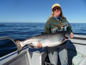 Giant King Salmon Catch