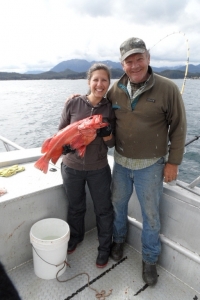 Tom Hillibrand's Daughter Vicky and Guide Larry