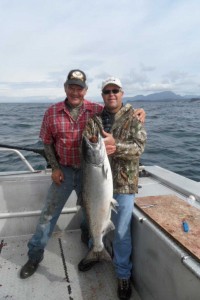 Bob Parks with Guide Larry