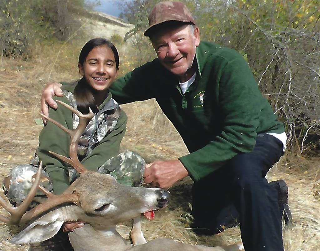 12 year old Sara with 1st Buck