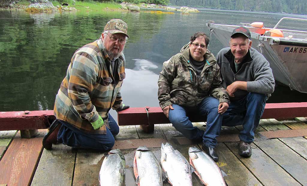 King Salmon with Guide Larry Jarrett